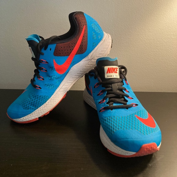 Nike Zoom Elite 7 Men's Running Shoes Blue Hyper Punch Size 8 US *Notes - Picture 1 of 7